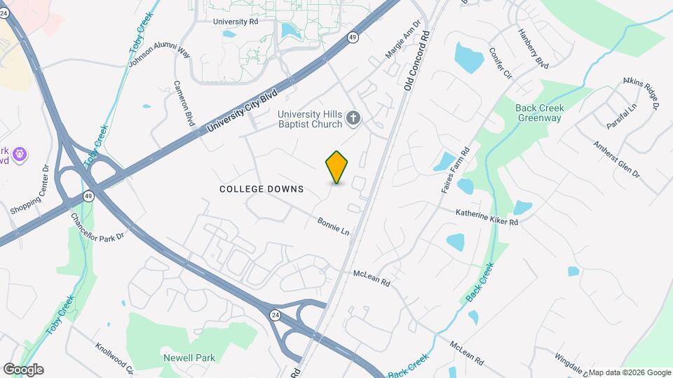 9426 Robert Burns Ct Map and Location Details