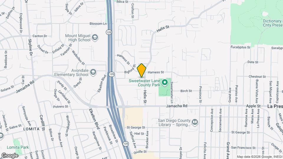 1392 Helix St Map and Location Details