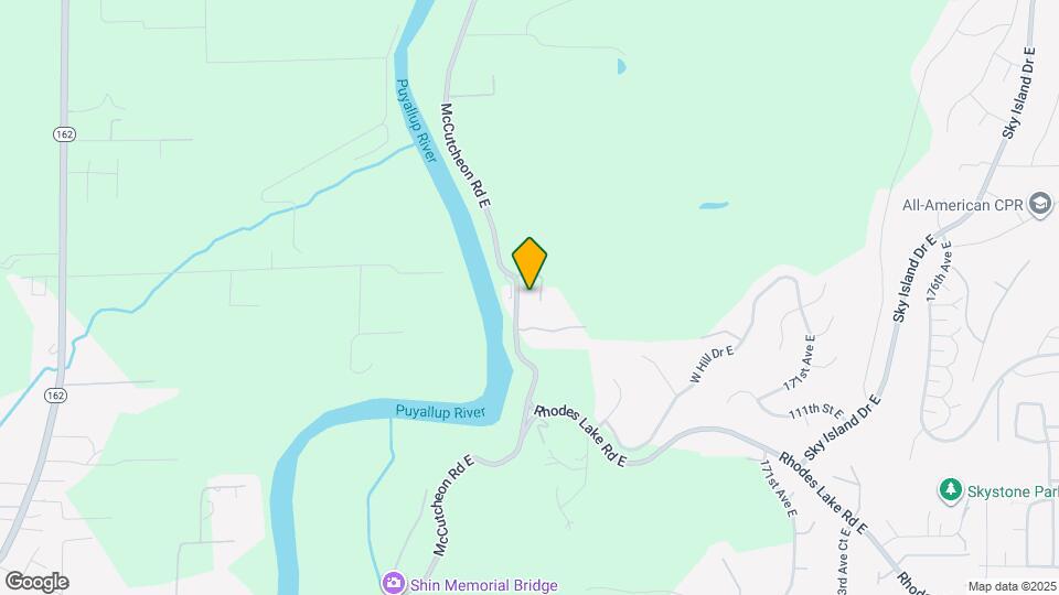 16412 106th St Ct E Map and Location Details