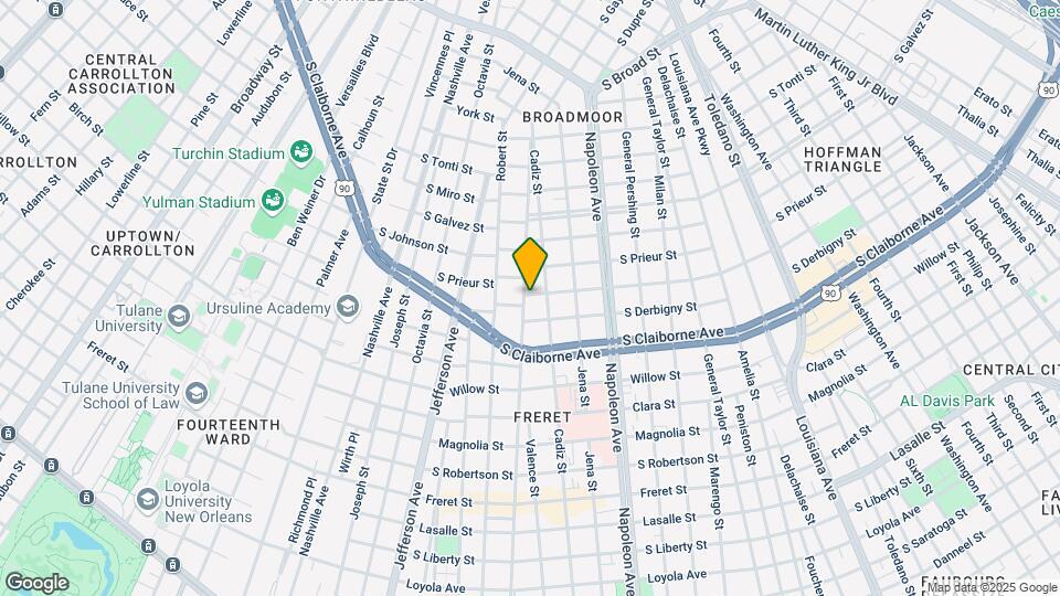 3125 Upperline St Mapa y Detalles de la Ubicación