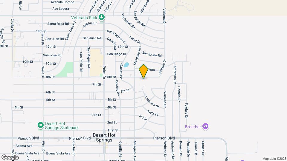 Agua Caliente Spa Apartments Map and Location Details