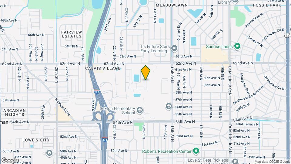 5920 18th St N Map and Location Details