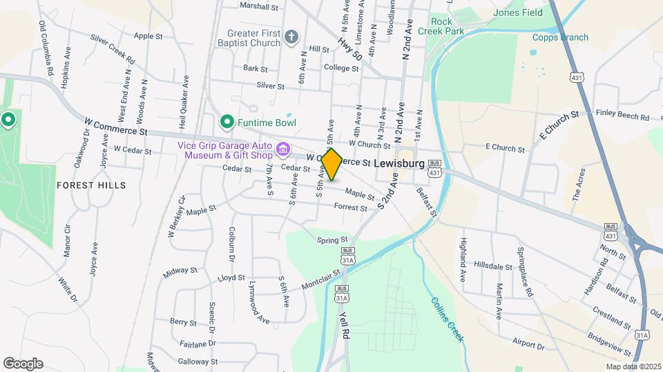 424 Maple St Map and Location Details