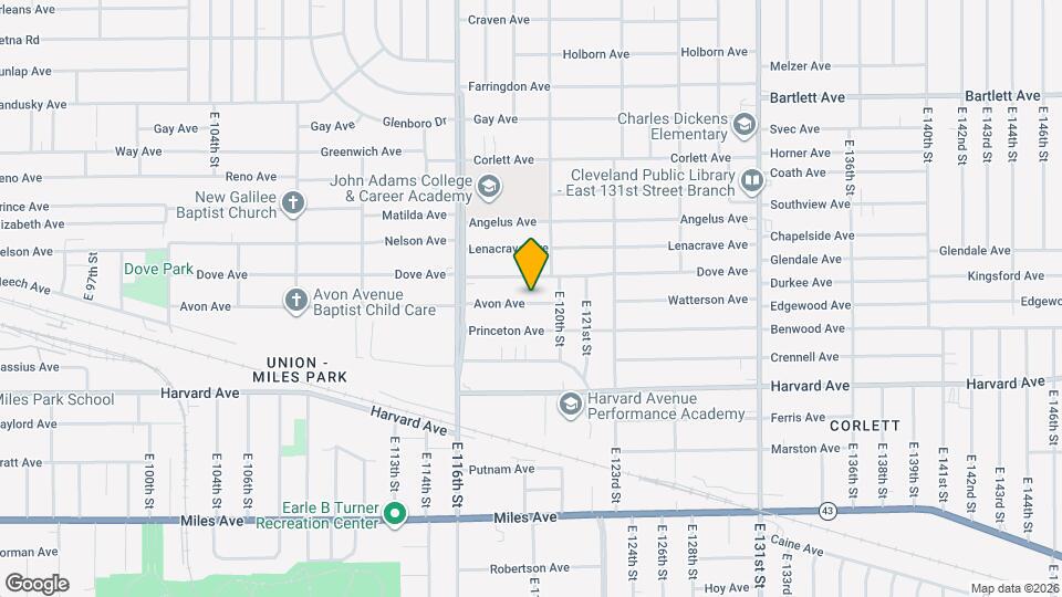 11825 Avon Ave Map and Location Details