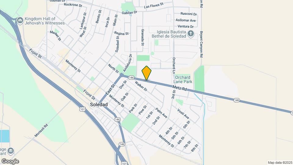 1050 Metz Rd Map and Location Details