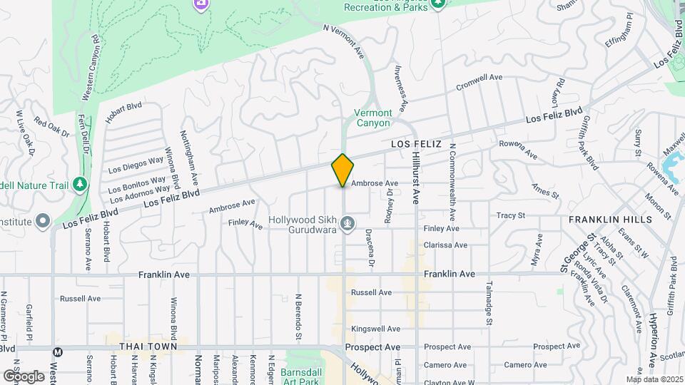 2061 N Vermont Ave, Unit 2057 half Mapa y Detalles de la Ubicación