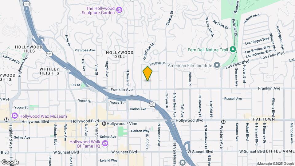 1923 Tamarind Ave Map and Location Details