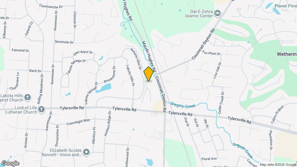 7680 Scioto Ct, Unit 206 Map and Location Details