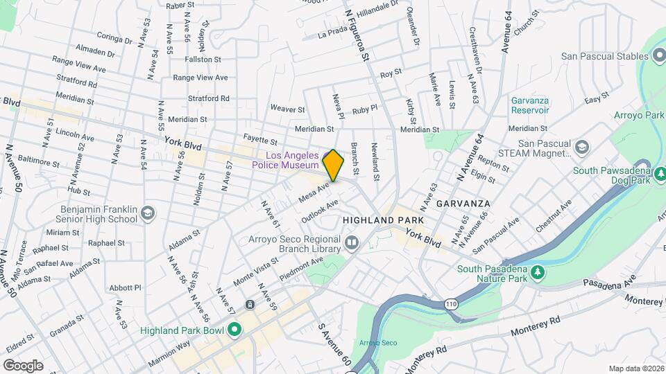 6188 Mesa Ave, Unit Apt 2 Mapa y Detalles de la Ubicación