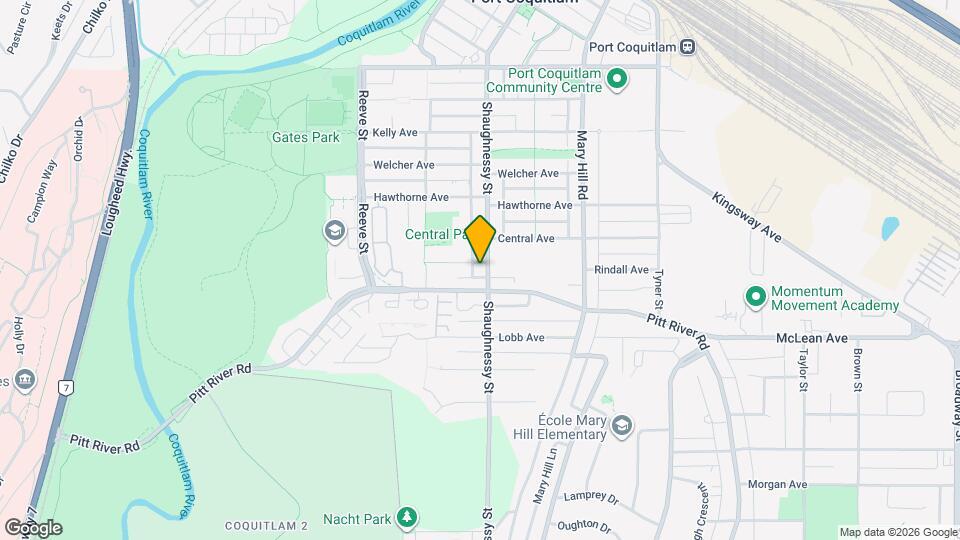 2149 Shaughnessy St Map and Location Details