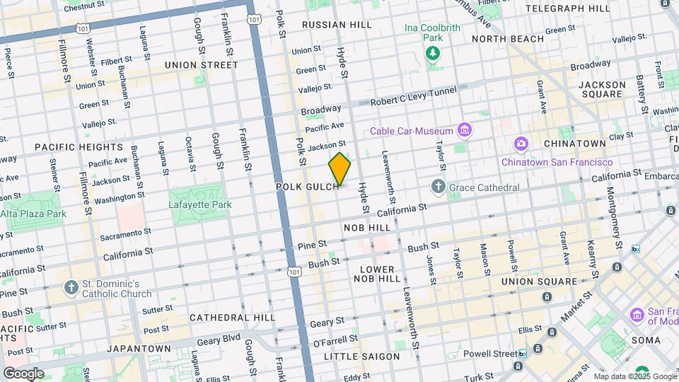 1520-1530 Larkin St Map and Location Details
