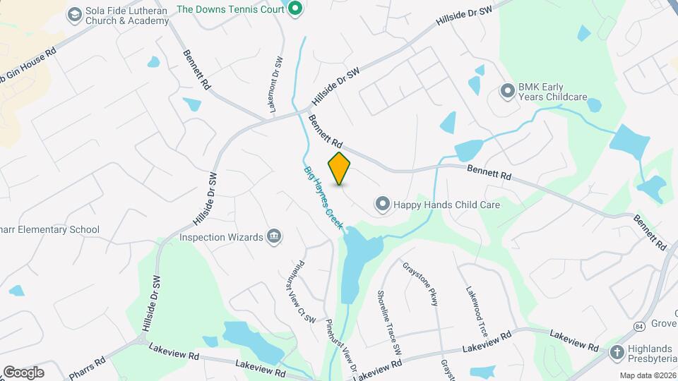 1745 Big Haynes Ct SW Map and Location Details