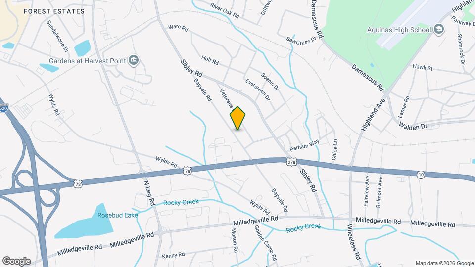 2152 Bayvale Rd Map and Location Details