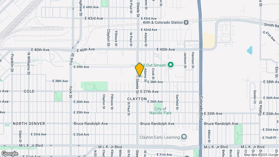 3816 Steele St Map and Location Details