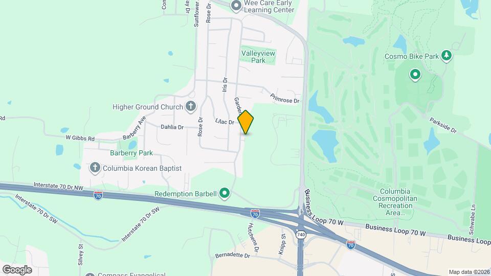 1712 Garden Dr Map and Location Details