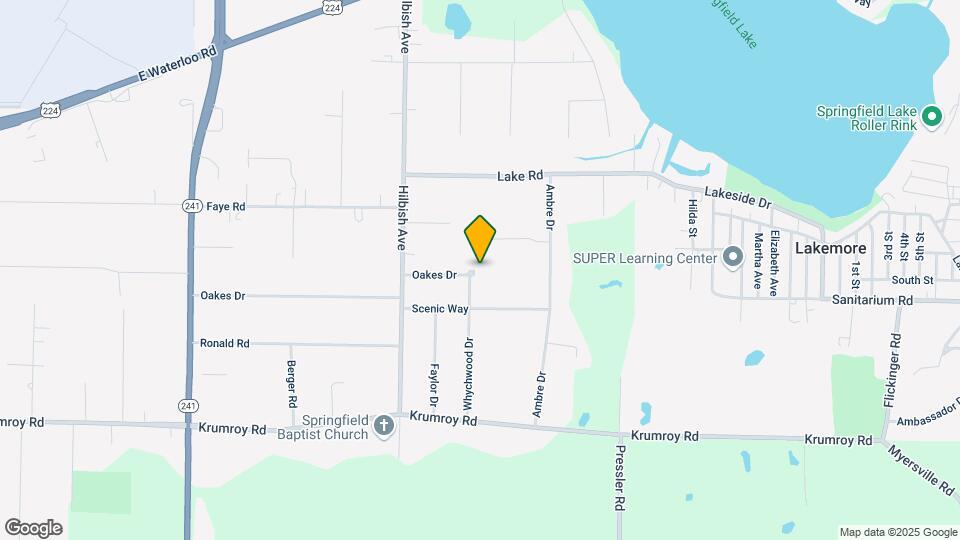 2089 Oakes Dr Map and Location Details