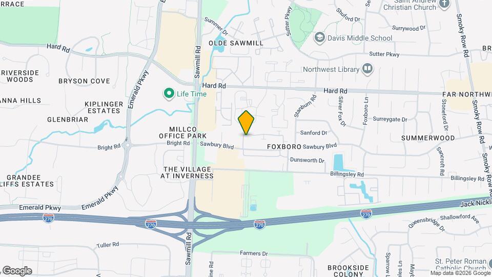 2649 Sandbury Blvd Mapa y Detalles de la Ubicación