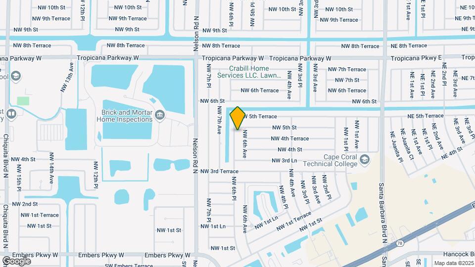 421 NW 6th Pl Map and Location Details