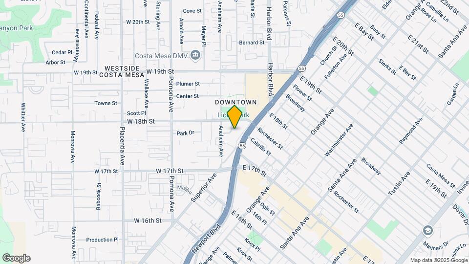 581 Park Dr Mapa y Detalles de la Ubicación