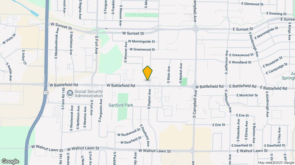 2949 S Dayton Ave Map and Location Details