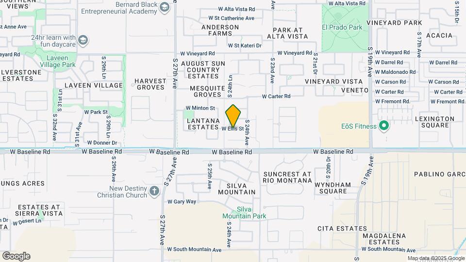 2421 W Ellis St Map and Location Details