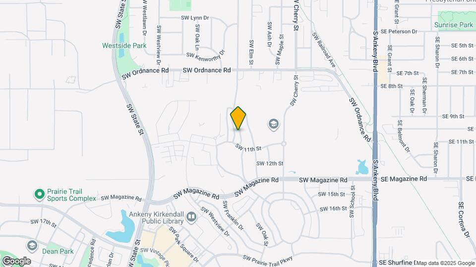 1021 SW Des Moines St Map and Location Details