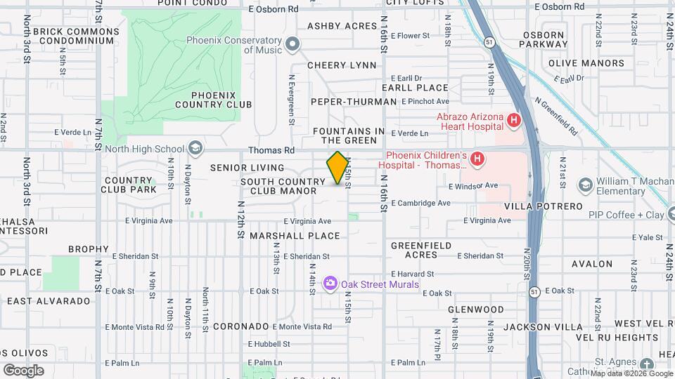 1433 E Windsor Ave Map and Location Details