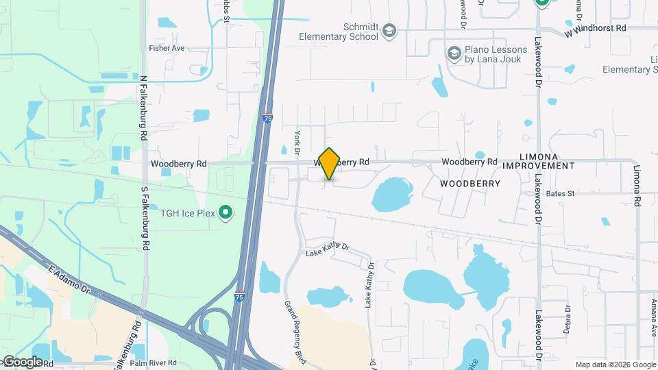 2348 Lake Woodberry Cir Map and Location Details