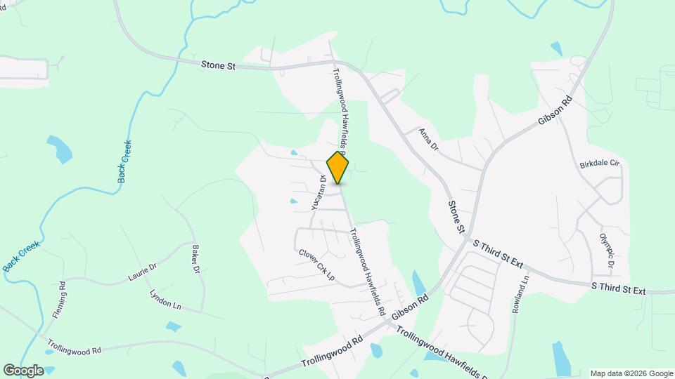 596 Trollingwood Hawfields Rd Map and Location Details