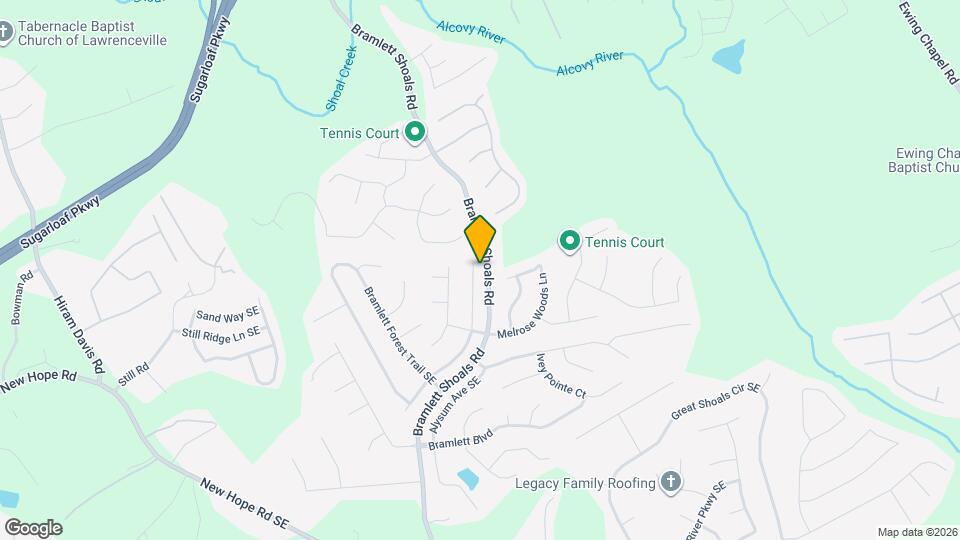 1387 Bramlett Forest Ct SE Map and Location Details