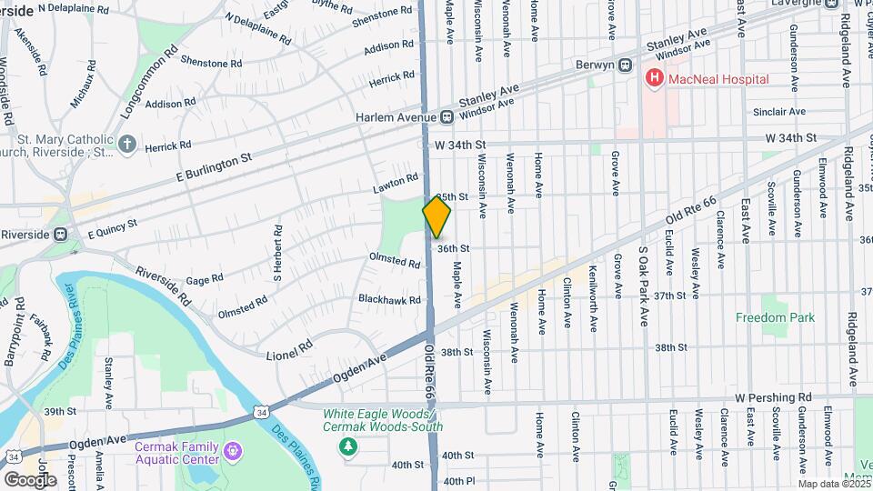 7115 36th St Map and Location Details