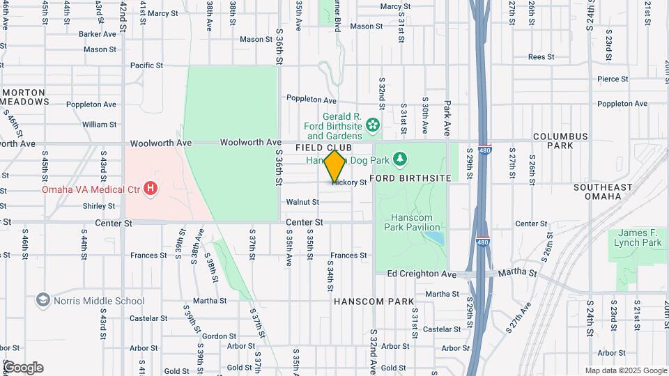 3321 Hickory St Map and Location Details