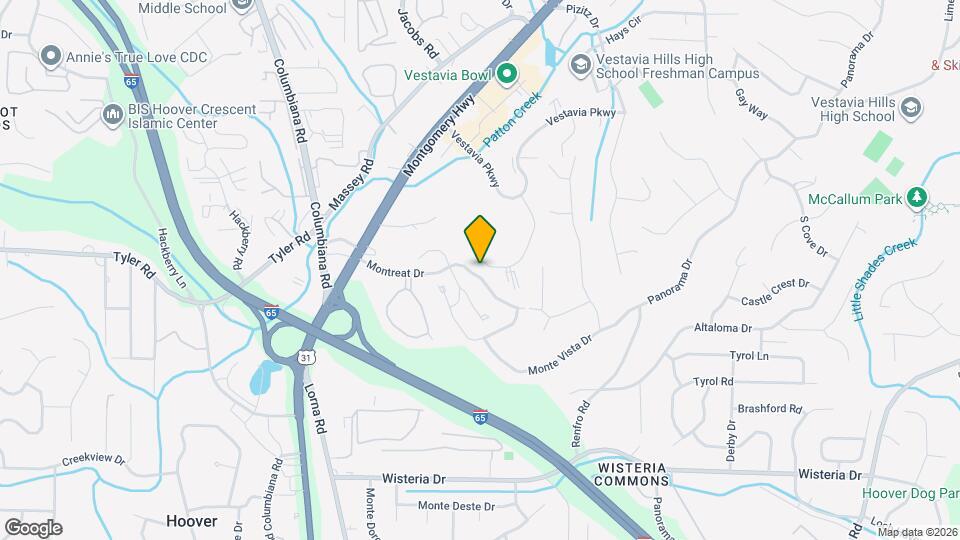 2128 Montreat Dr Map and Location Details