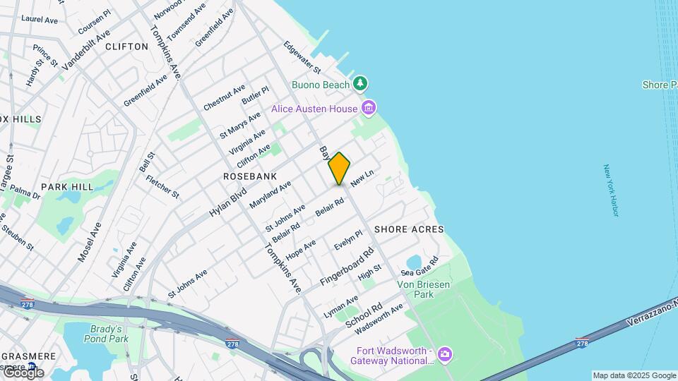 1286 Bay St Mapa y Detalles de la Ubicación