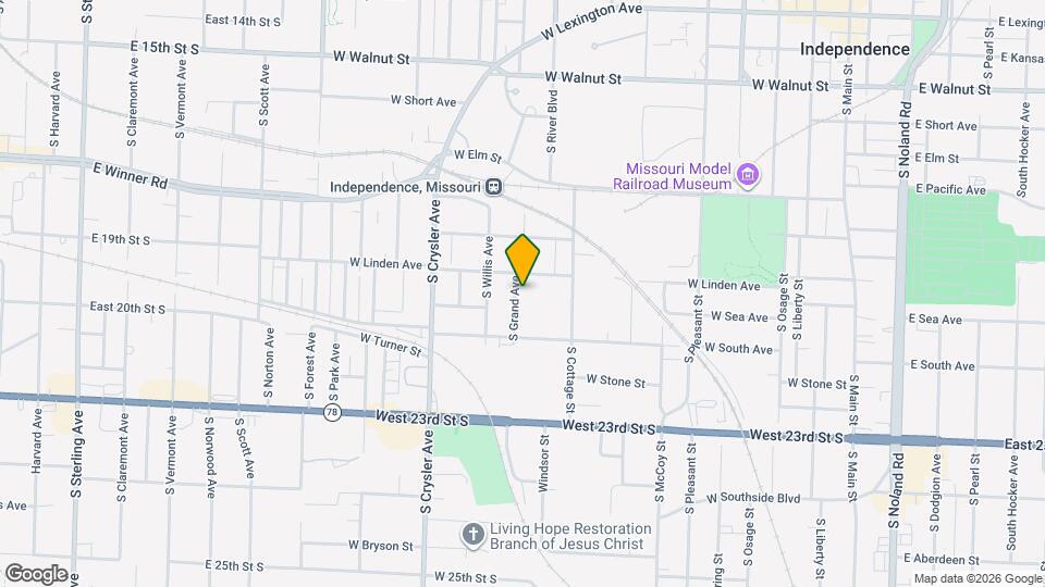 815 S Grand Ave Map and Location Details