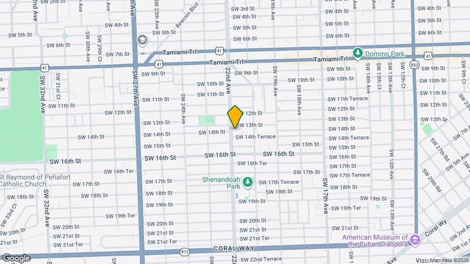 1323 SW 22nd Ave Map and Location Details