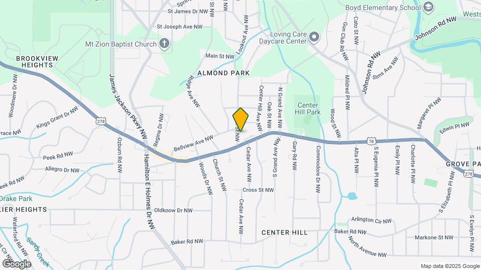 807 Hall St NW Map and Location Details