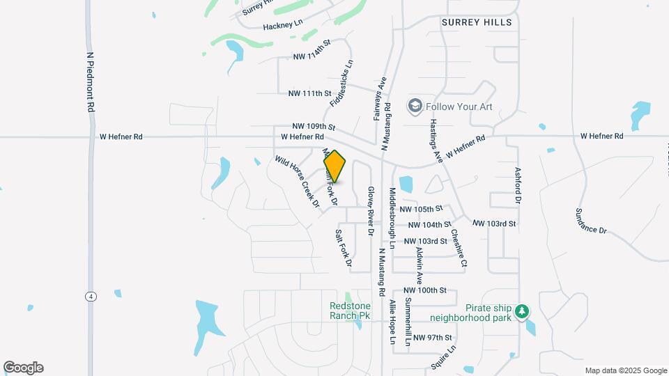 10616 Mountain Fork Dr Map and Location Details