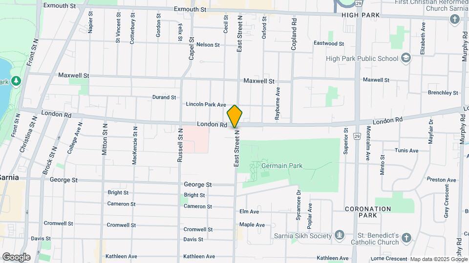 515 London Rd Map and Location Details