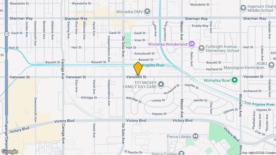 Casa De Canoga Apts LP Map and Location Details