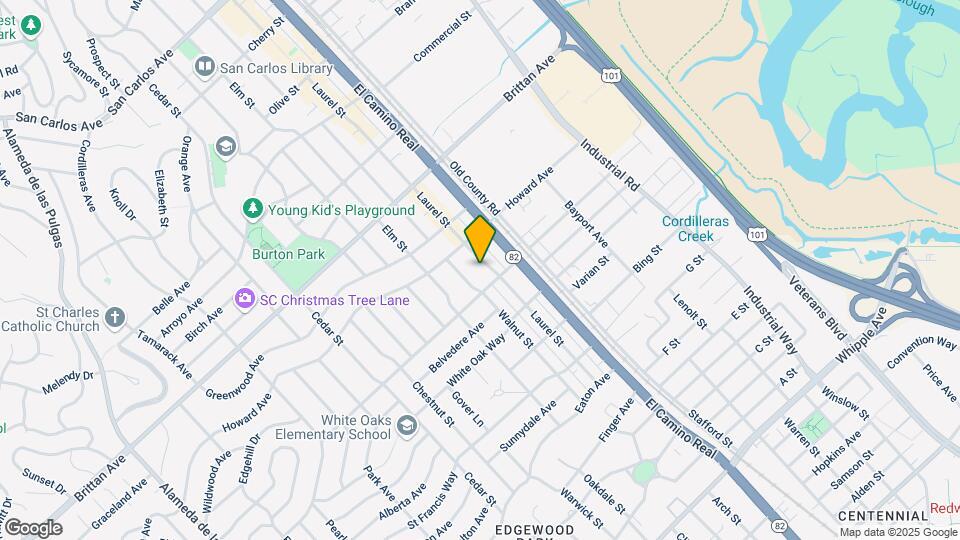 1348 Laurel St Mapa y Detalles de la Ubicación