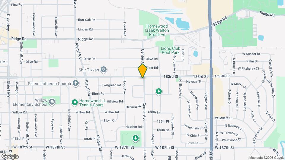 1205 183rd St Mapa y Detalles de la Ubicación