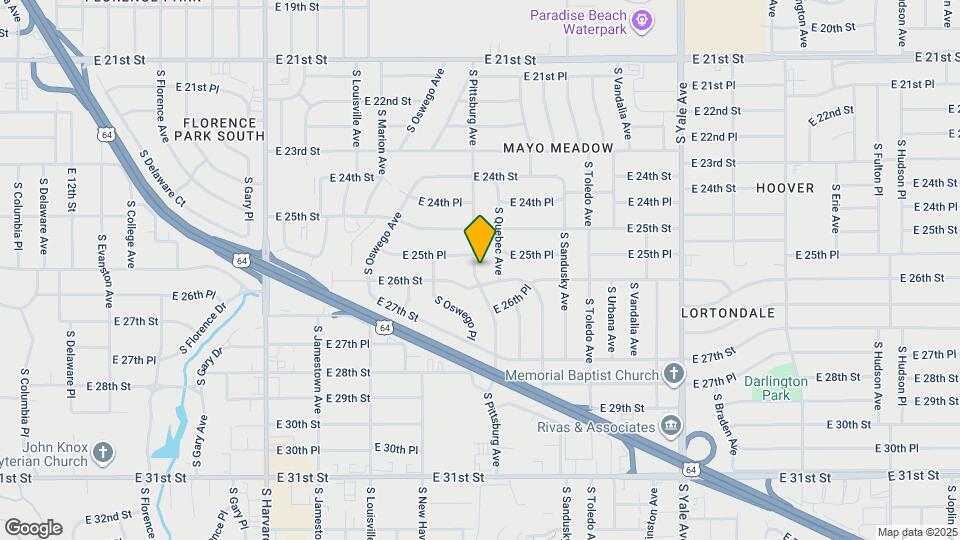 2541 S Pittsburg Ave Map and Location Details