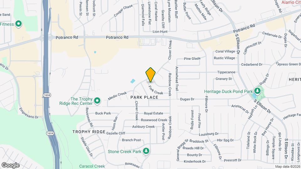 10435 Fork Creek Map and Location Details