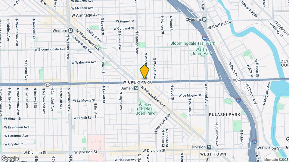 1934 W North Ave Map and Location Details