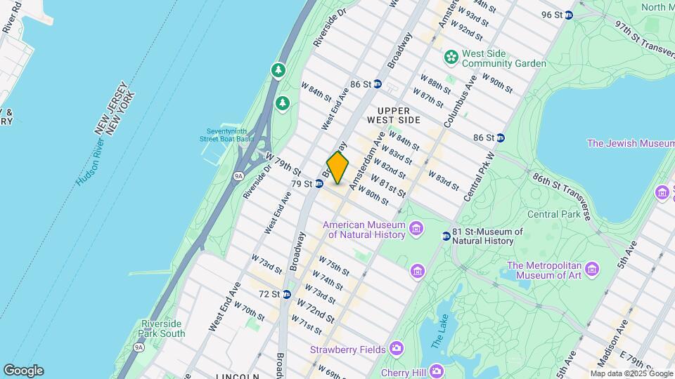 207 W 79th St Mapa y Detalles de la Ubicación