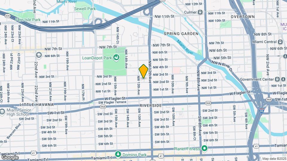 1245-1271 NW 2nd St Mapa y Detalles de la Ubicación