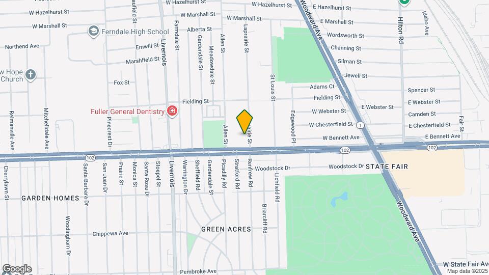 205 Laprairie St Map and Location Details