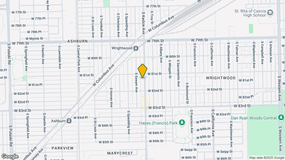 8120 S Kedzie Ave Map and Location Details
