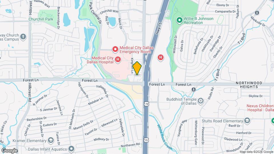 7927 Forest Ln, Unit 1007 Mapa y Detalles de la Ubicación